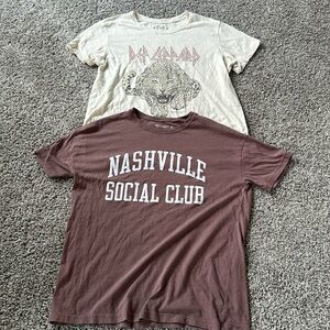 Abercrombie Graphic Tees - $10 Each